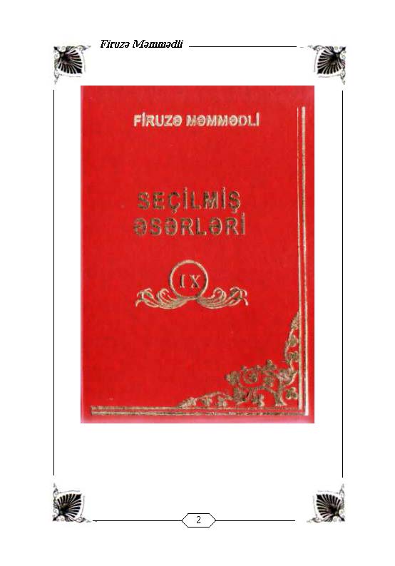Se�ilmi? ?s?rl?ri. IX cild