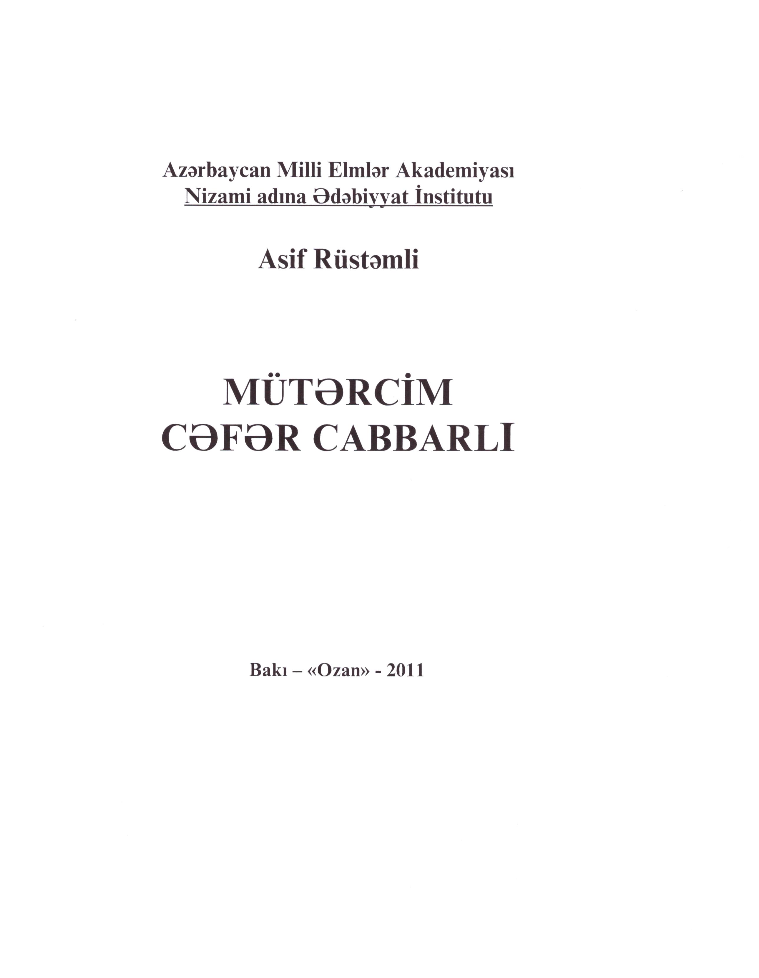 M�t?rcim C?f?r Cabbarl?