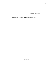 Satirik poeziya sosrealizm kontekstind?
