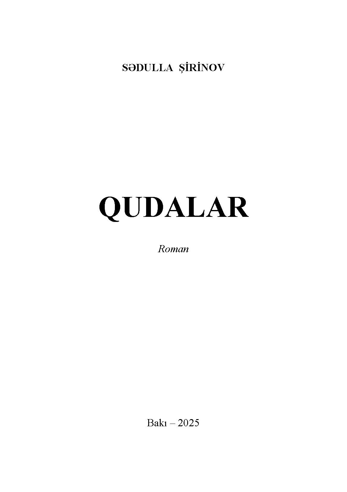 �Qudalar� (roman)